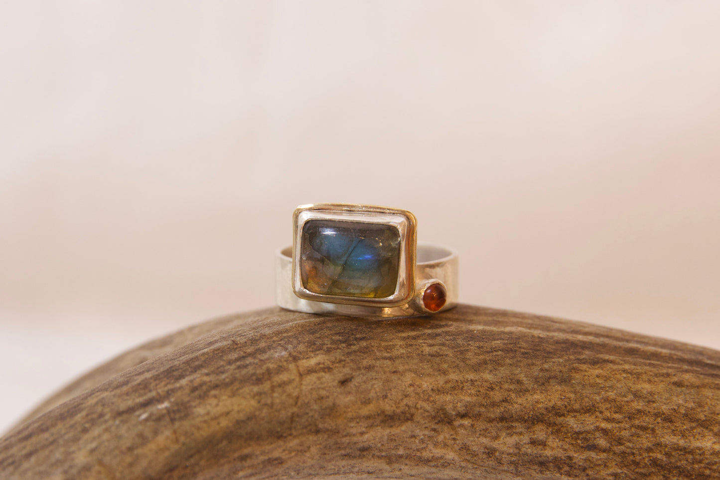 One of a kind sterling silver and brass handmade jewelry