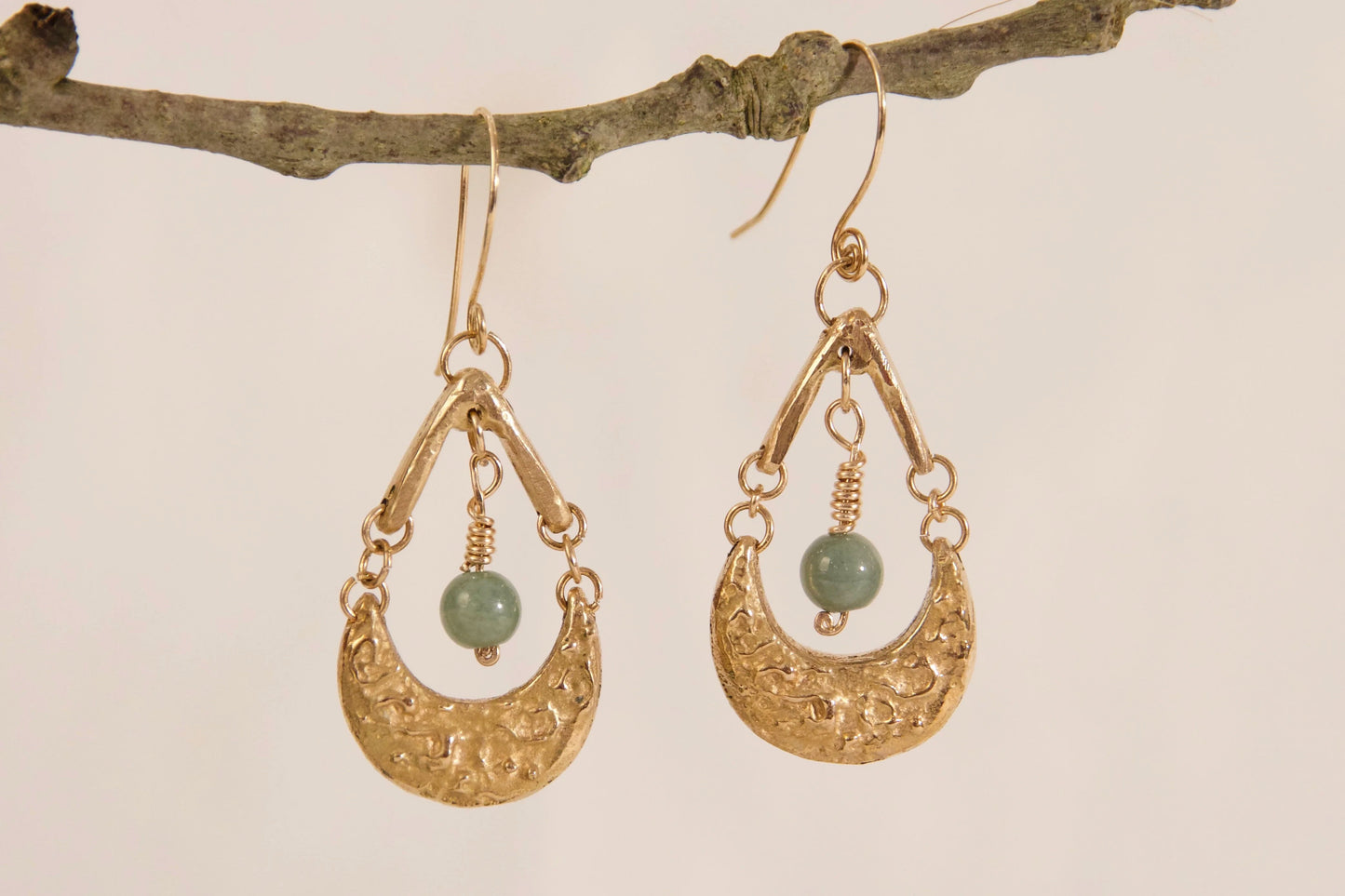 Jadeite one of a kind earringsJadeite one of a kind earrings