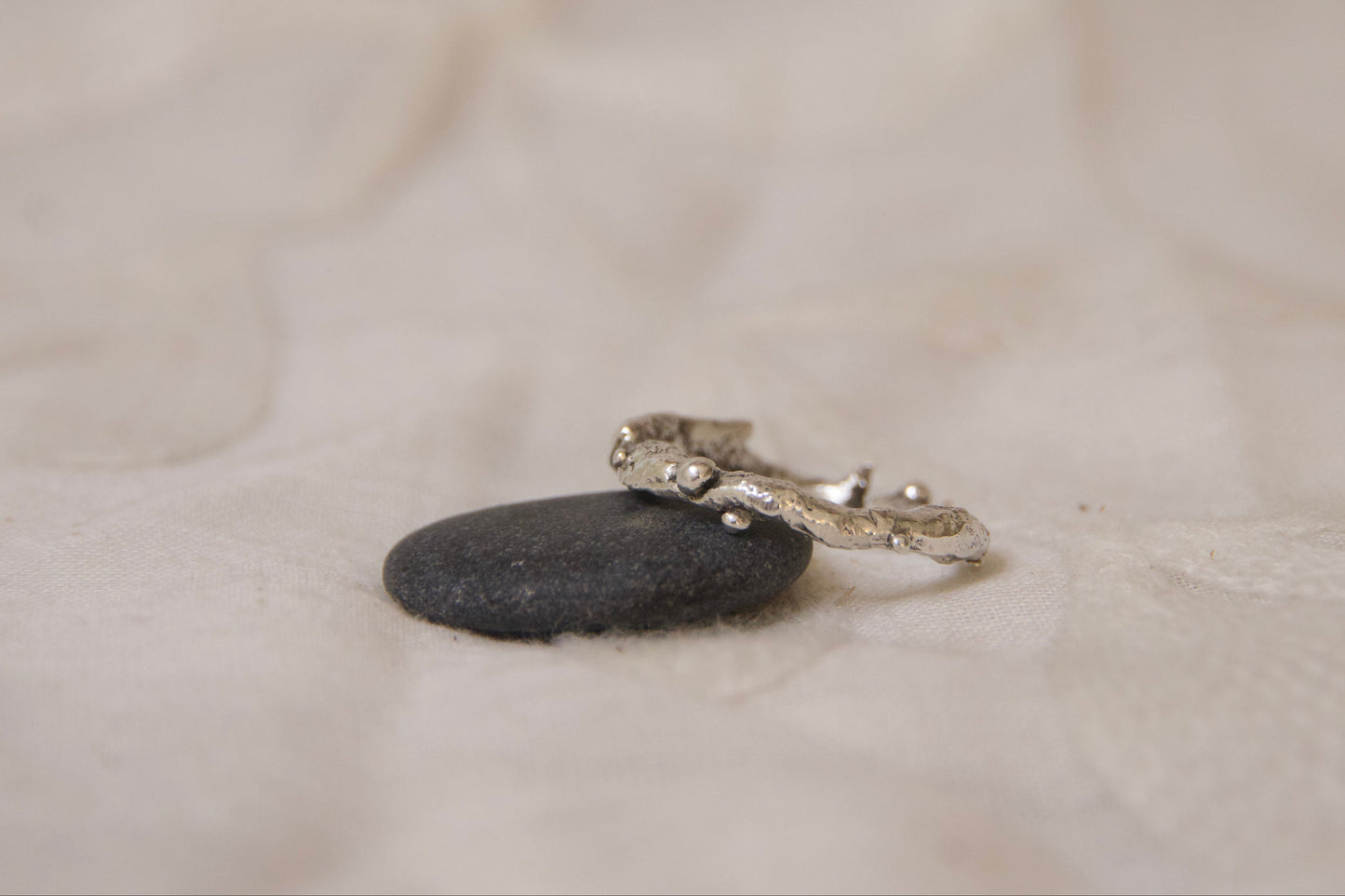 Sterling silver one of a kind fish ring