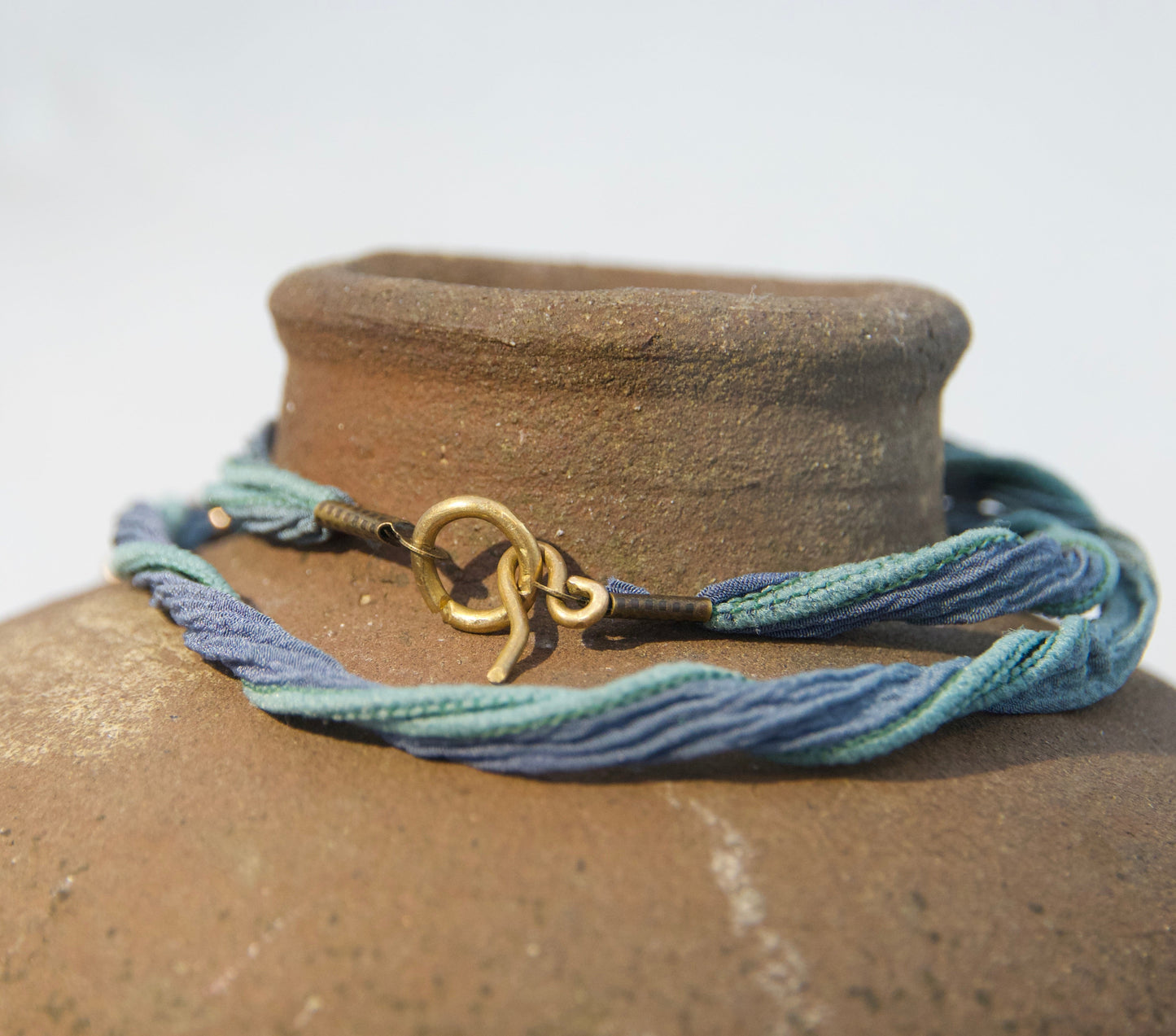 Brass clasp for necklace