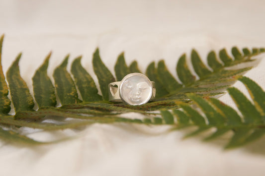handmade one of a kind sterling silver and pearl ring