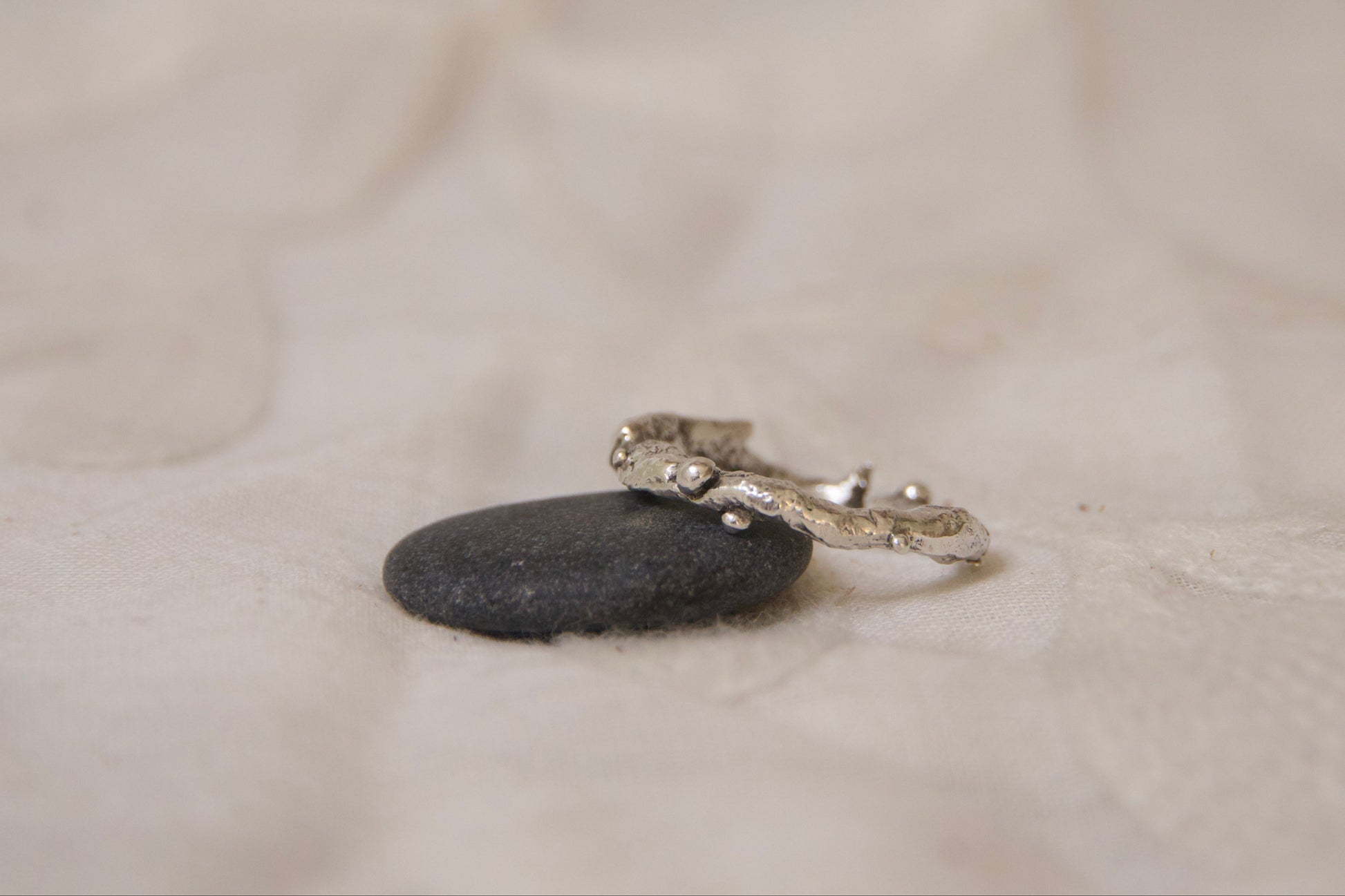 Sterling silver one of a kind fish ring
