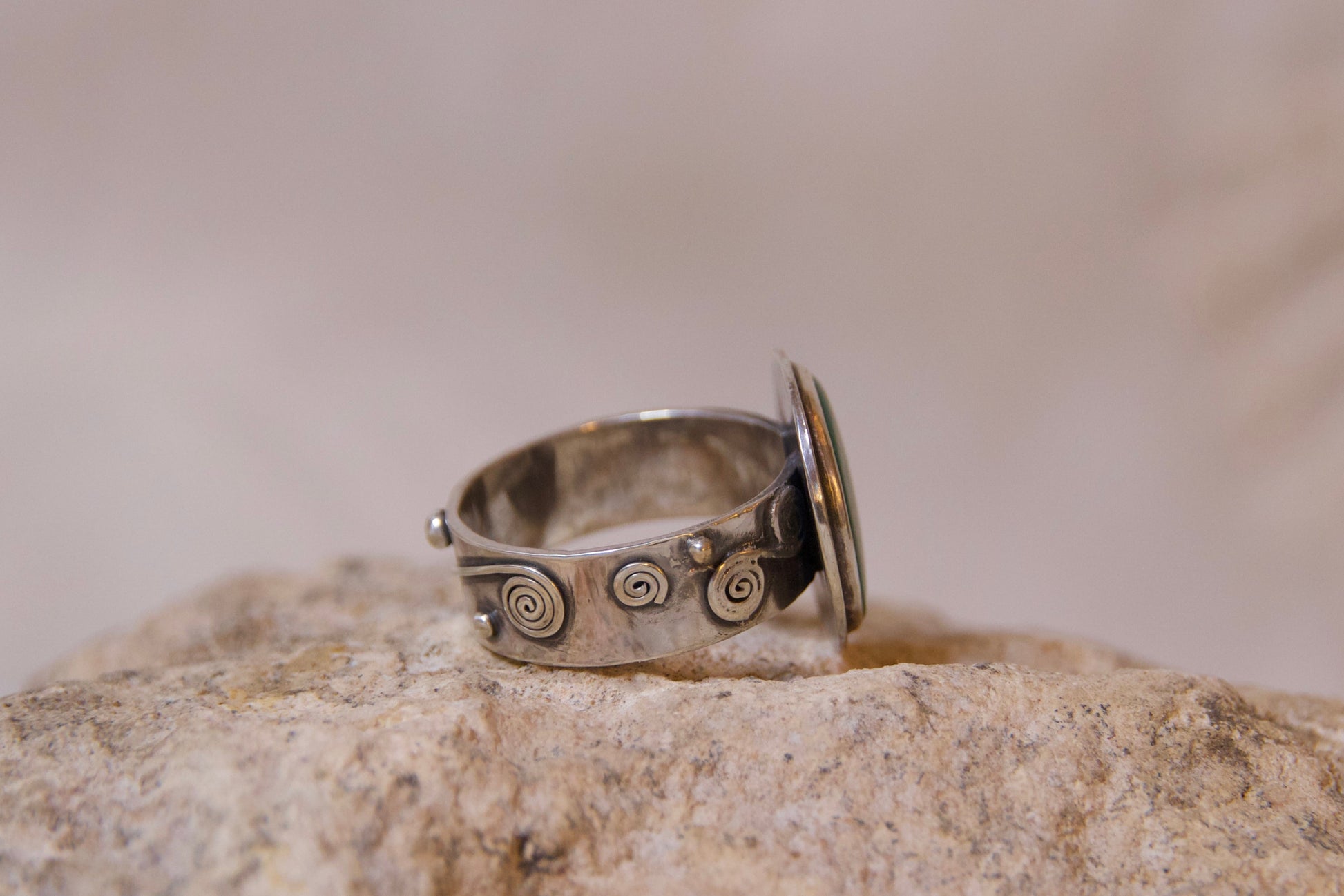 Turquoise whimsical ring