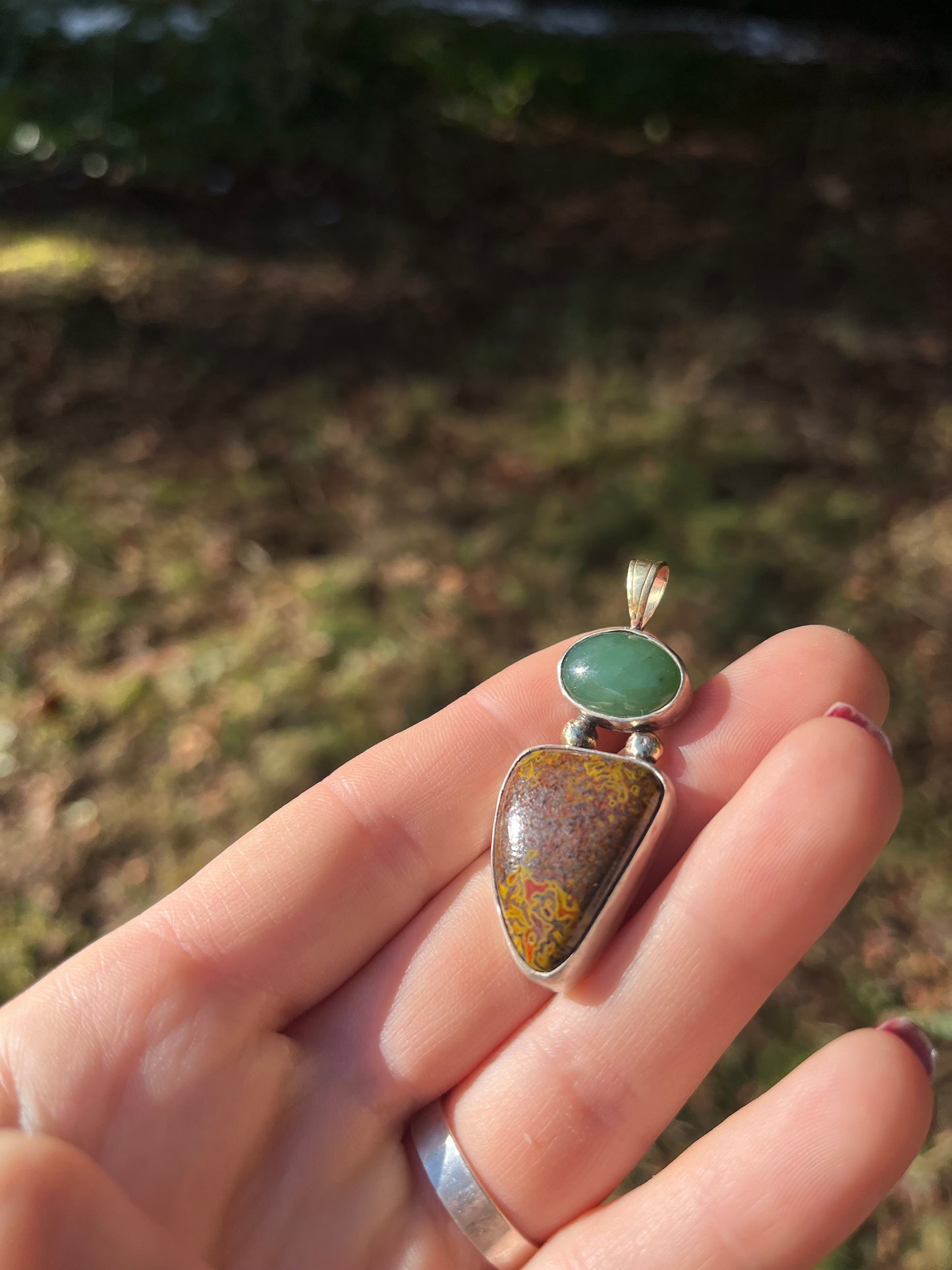 Artisan pendant handmade in Washington 