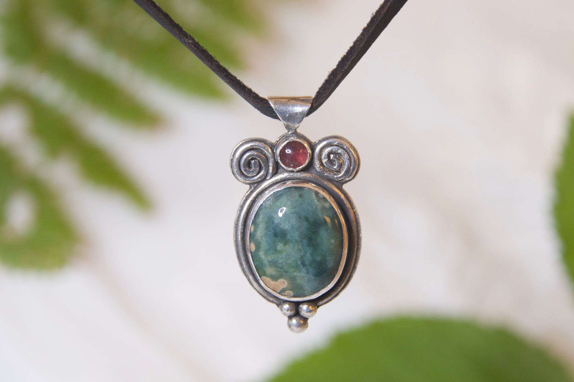 Sterling silver one of a kind artisan pendant