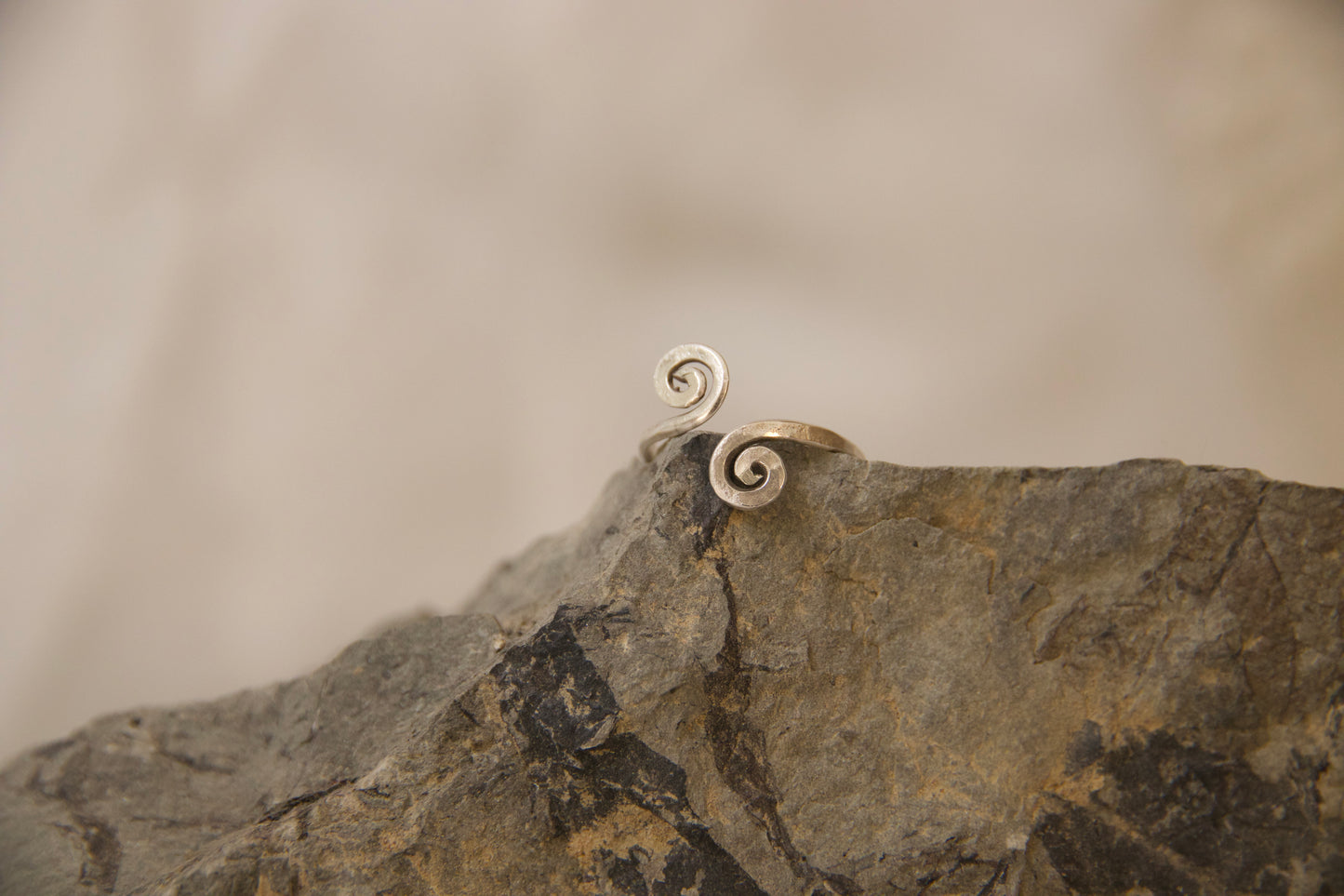 Artisan handmade sterling silver ring
