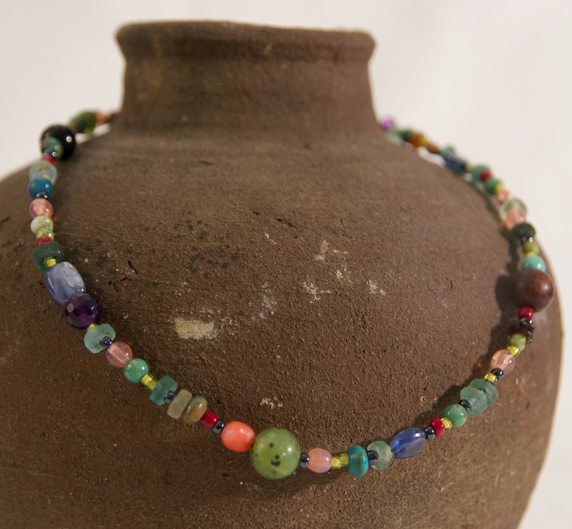 Multistone necklace