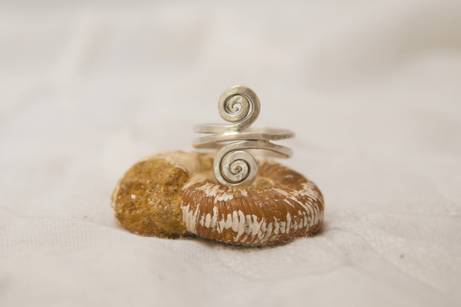 Artisan made sterling silver ring