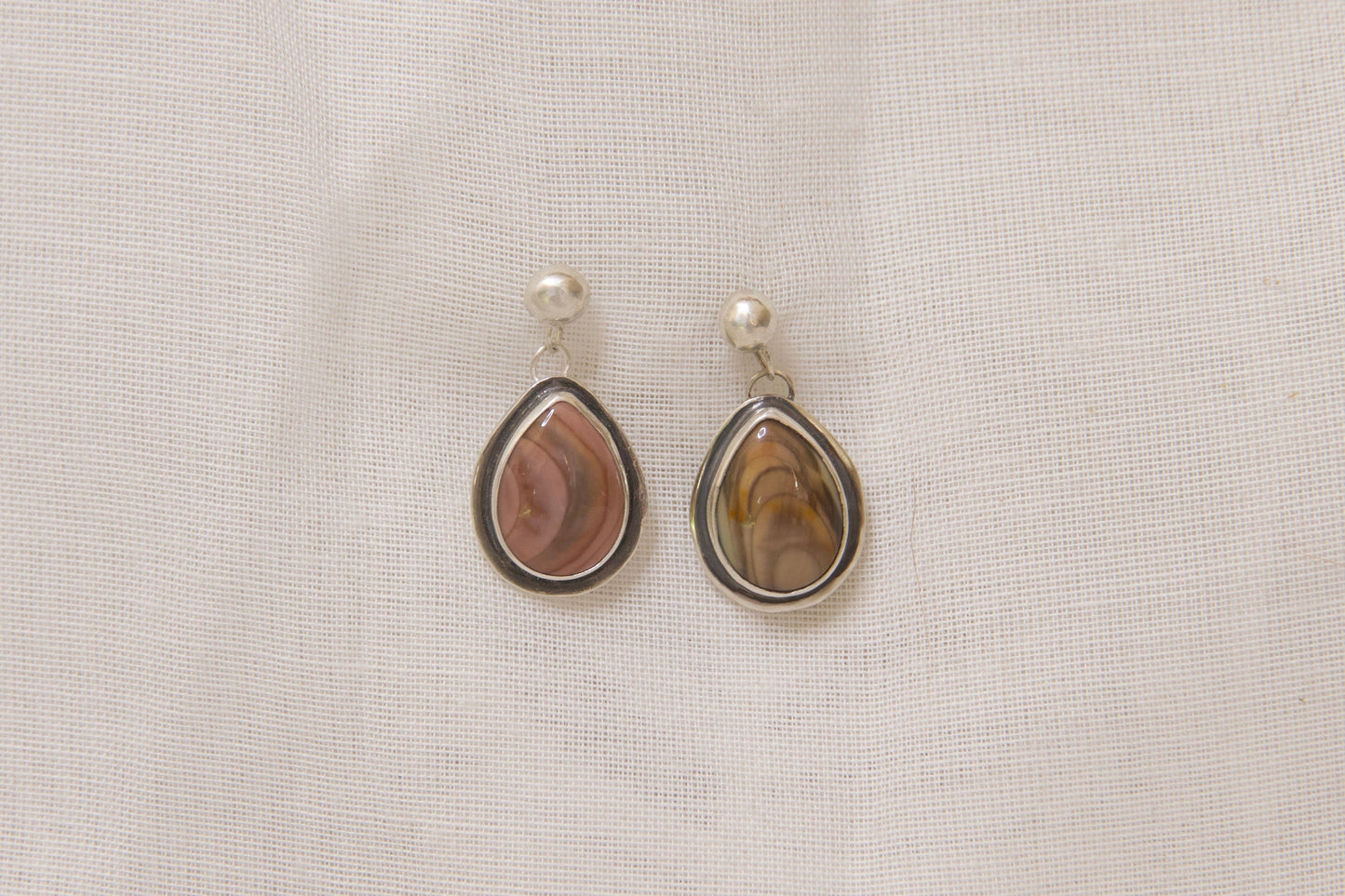 sterling silver jasper earrings