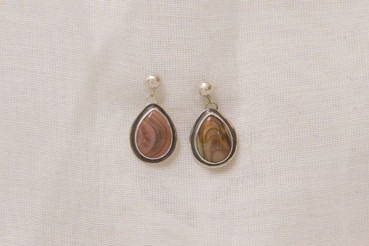 sterling silver jasper earrings